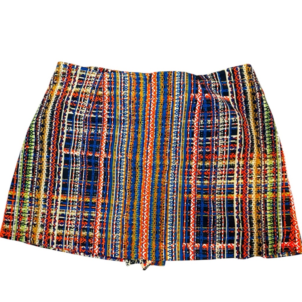 CAbi Multicolor Patterned Women’s Skort Sarong size 14 - Picture 7 of 9